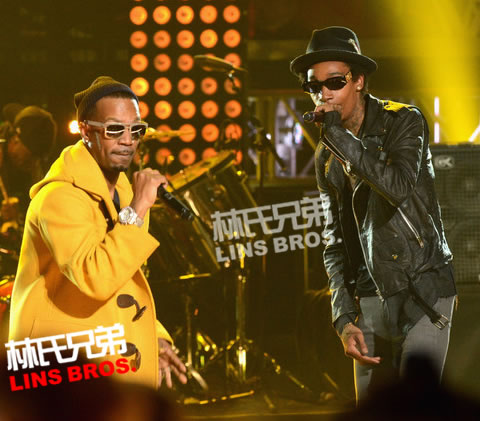 T.I., Diddy, 50 Cent和Wiz Khalifa等在2012 BET嘻哈颁奖典礼演出 (照片)