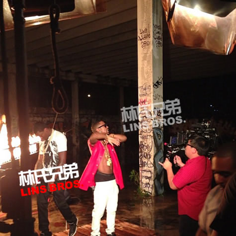 Meek Mill和Big Sean拍摄歌曲Burn MV (照片)