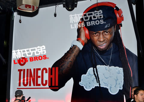 Lil Wayne在他的Beats by Dre耳机发布Party上表演 (视频)