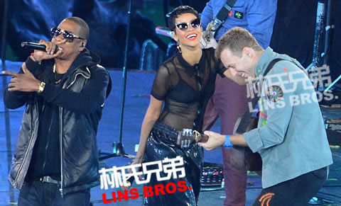 Jay Z, Rihanna加入Coldplay在伦敦残奥会闭幕演出 (照片)