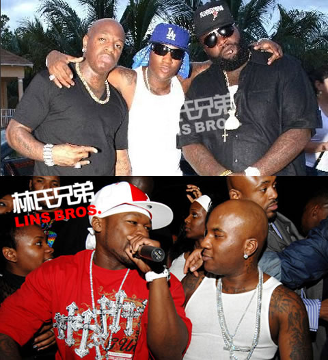 更新：50 Cent的G Unit阵营也被卷入Rick Ross和Young Jeezy在BET争执?