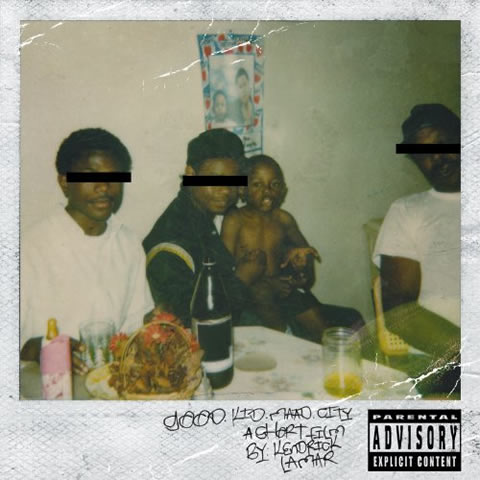 Kendrick Lamar首张专辑good kid, m.A.A.d city拿到白金唱片奖牌 (3张照片)