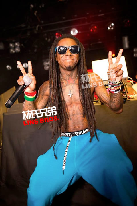 更多Lil Wayne在Beats By Dr.Dre耳机Party现场表演 (照片)