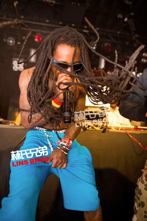 更多Lil Wayne在Beats By Dr.Dre耳机Party现场表演 (照片)