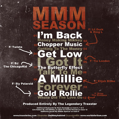 mikkey halsted最新mixtape:mmm season(12首歌曲下载)