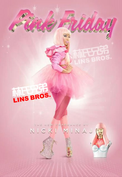 Nicki Minaj发布Pink Friday香水平面广告 (图片)