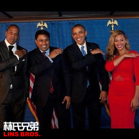 更多美国总统Barack Obama见到Jay Z和Beyonce夫妇照片