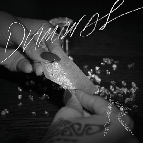 Rihanna新专辑第一单曲Diamonds封面发布 (图片)