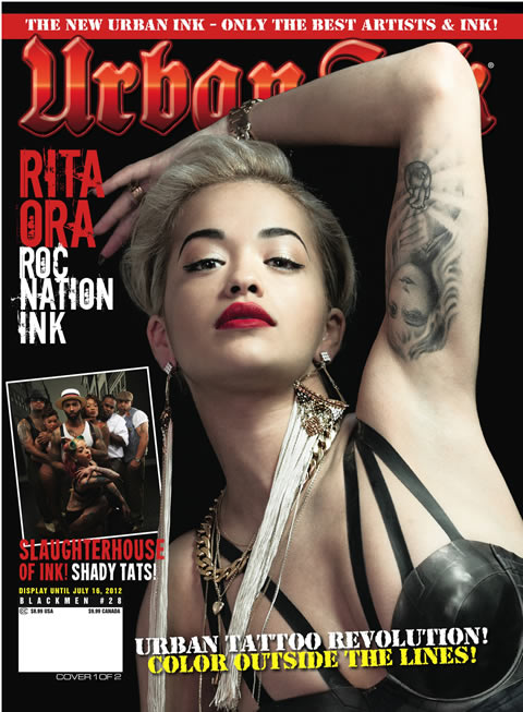 Slaughterhouse & Rita Ora登上Urban Ink杂志封面 (2张图片)