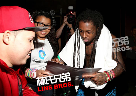 Lil Wayne在拉斯维加斯iHeartRadio音乐节演出 (照片)