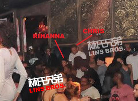 Rihanna和前男友Chris Brown重聚在夜店里Party Breezy离开RiRi酒店 (照片)