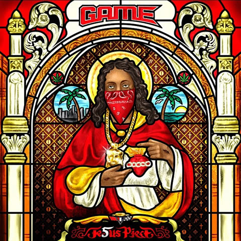 9张带有宗教信仰的说唱唱片封面：2Pac, Lil Wayne, Kanye West等 (9张封面)
