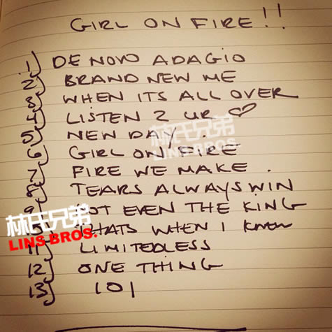 Alicia Keys发布新专辑Girl on Fire歌曲名单
