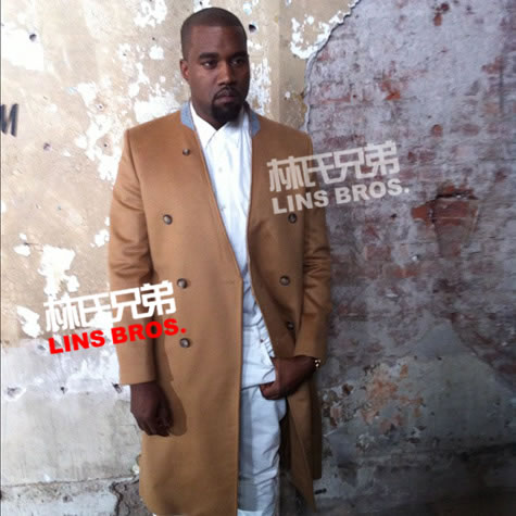 Kanye West纽约出席Maison Martin Margiela和H&M时装发布会 (照片)