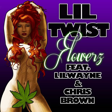 Lil Twist Ft. Lil Wayne & Chris Brown – Flowerz 单曲封面 (图片)