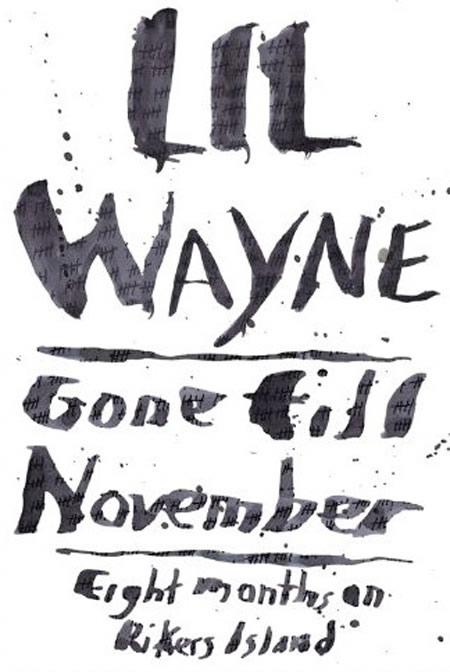 Lil Wayne发布监狱回忆录新书Gone Till November封面 (图片)