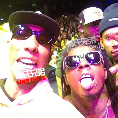 Lil Wayne加入Odd Future在洛杉矶演出现场(照片) 