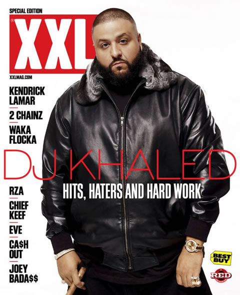 DJ Khaled登上XXL杂志特别版封面 (图片)