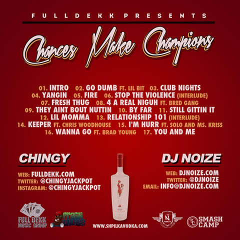 Chingy最新Mixtape：Chances Make Champions (17首歌曲下载) 
