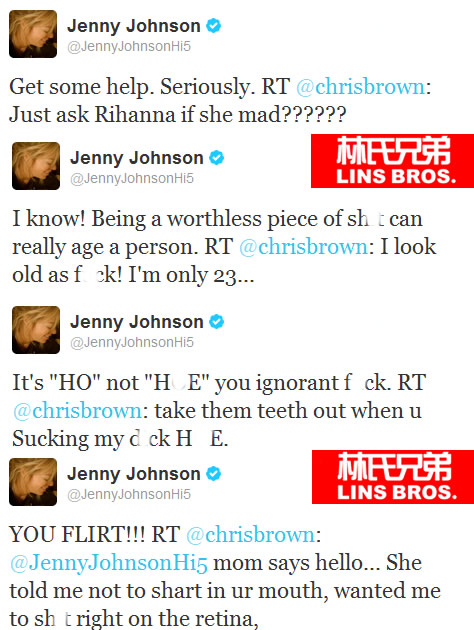 Chris Brown与喜剧作家Jenny Johnson进行Twitter Battle后删除帐户 (图片)