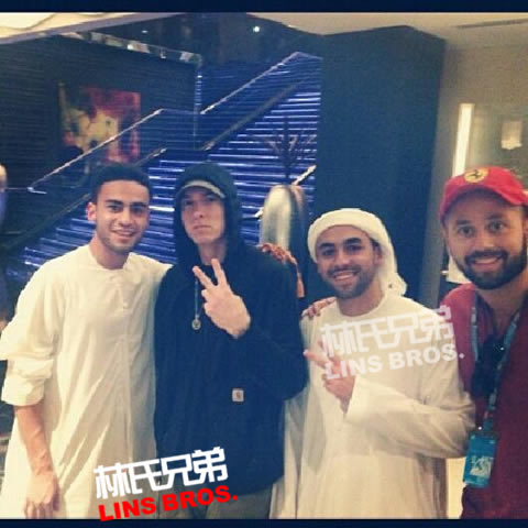 Eminem在F1阿布扎比Abu Dhabi大奖赛演出 (视频+照片)