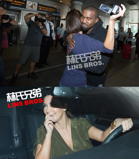 Kanye West和上次被Yeezy夺摄像机的女记者拥抱 (视频/照片)