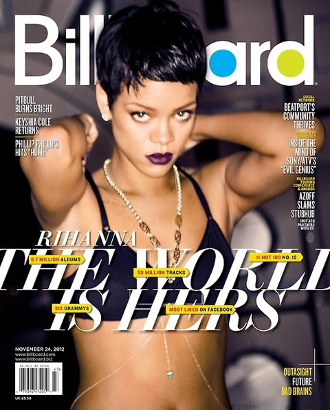 Rihanna 登上 Billboard 杂志新一期刊封面 (图片)