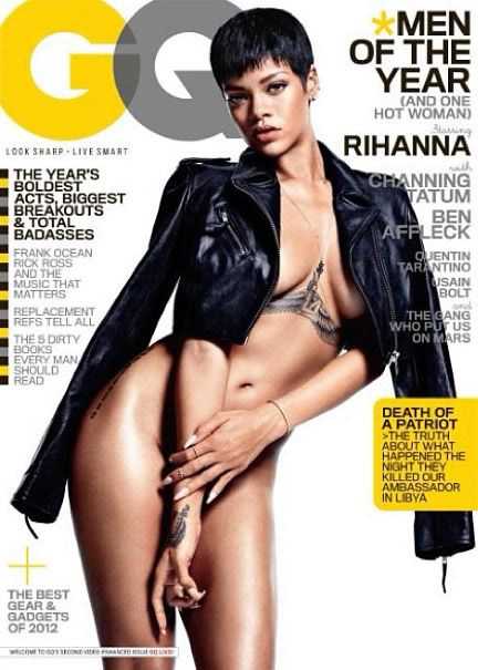 Rihanna登上GQ杂志Men of the Year期刊官方封面 (清晰图片)