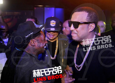Lil Wayne参加French Montana在迈阿密生日Party (照片)