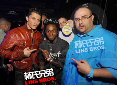 Lil Wayne参加French Montana在迈阿密生日Party (照片)