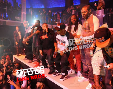 更多Lil Wayne, Kanye West, Diddy, Birdman在LIV夜店Party (清晰照片)