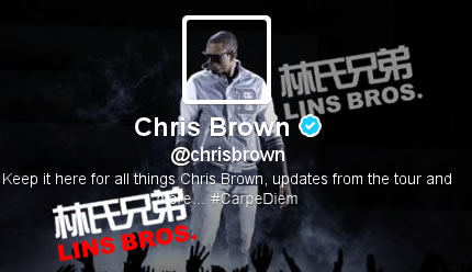 Chris Brown删除Twitter后再次重新回来 (图片)