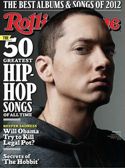 Eminem, Jay Z, B.I.G., 2Pac登上Rolling Stone杂志封面 (4张图片)