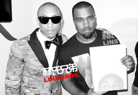 Kanye West, Pharrell出席Terry Richardson在迈阿密新书签售Party (照片)