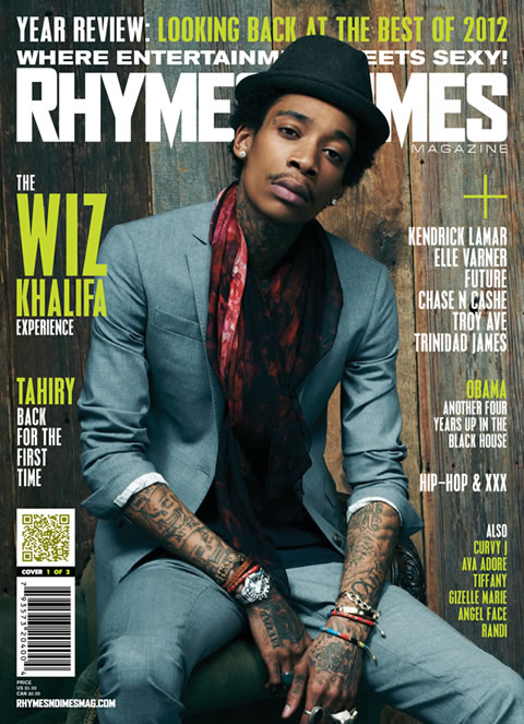 Wiz Khalifa登上Rhymes & Dimes杂志封面 (图片)