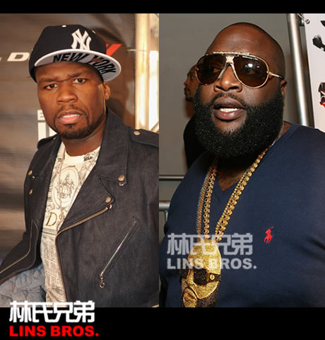 两大嘻哈硬汉在网络上撕逼..50 Cent和死敌Rick Ross比谁更小气..笑死了 (照片)
