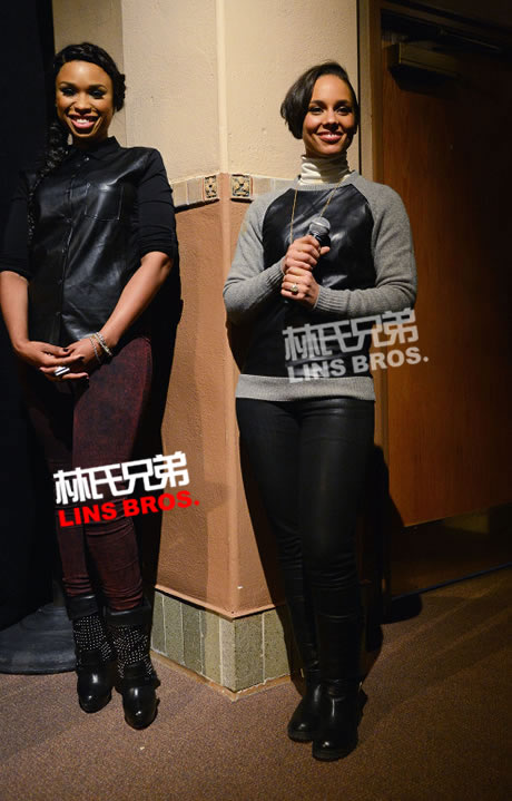 Alicia Keys和Jennifer Hudson出席Sundance电影节 (照片)