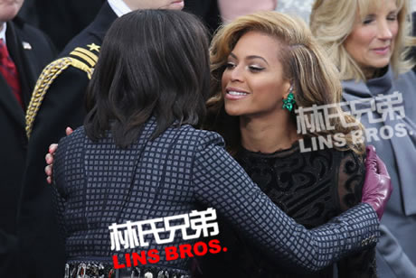 Beyonce和老公Jay Z出席美国总统奥巴马就职典礼 (照片)