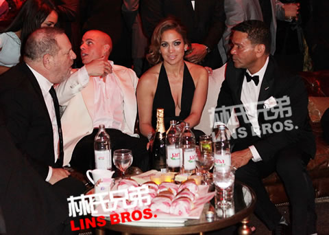 Diddy, 50 Cent和Jennifer Lopez在金球奖Party现场 (照片)
