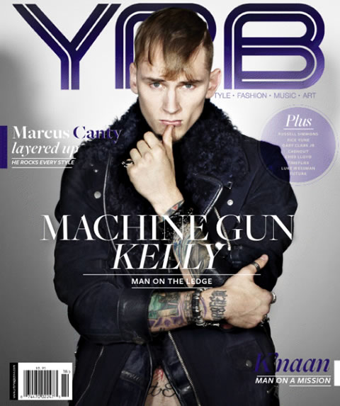 Machine Gun Kelly登上YRB杂志封面 (图片)