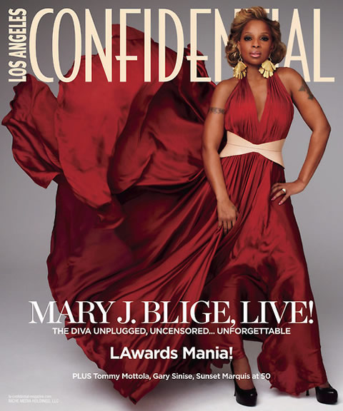 Mary J. Blige登上LA Confidential杂志封面 (图片)