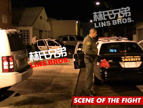 Chris Brown和Frank Ocean停车位冲突..停车位潜规则(照片)