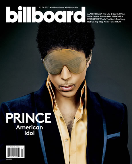Prince登上Billboard杂志新一期刊封面 (图片)