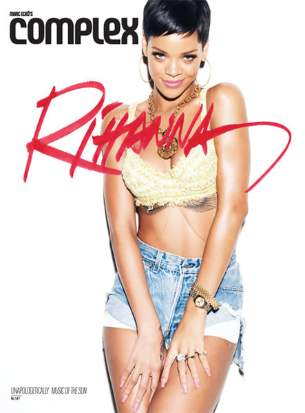 Rihanna登上Complex杂志7个封面，7张专辑主题封面 (7张图片)