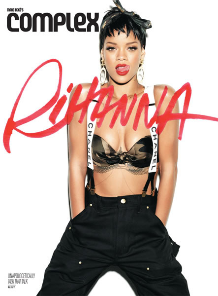 Rihanna登上Complex杂志7个封面，7张专辑主题封面 (7张图片)