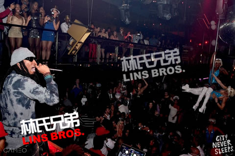 T.I.和B.o.B在迈阿密Cameo夜店迎接2013年到来 (照片)