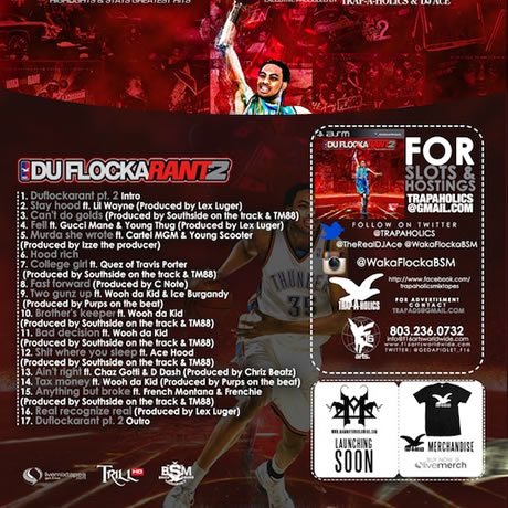 Waka Flocka发布最新Mixtape：DuFlocka Rant 2 (17首歌曲)