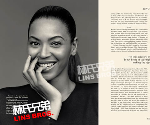 Beyonce登上The Gentlewoman杂志封面 (照片)