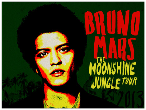 Bruno Mars宣布The Moonshine Jungle World Tour巡回演唱会日期