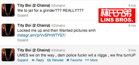 2 Chainz被马里兰州警方逮捕 随后被释放 (照片) 